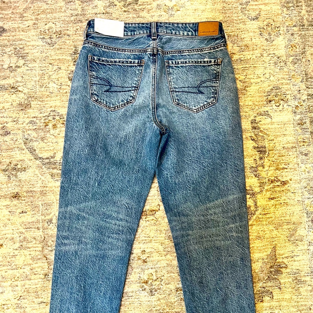NWT American Eagle Tomgirl jeans in blue vintage 0 25 regular